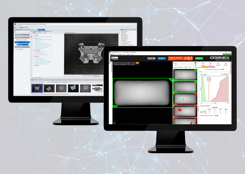 Cognex VisionPro Software überwindet die Grenzen zwischen Deep Learning und traditioneller Bildverarbeitung